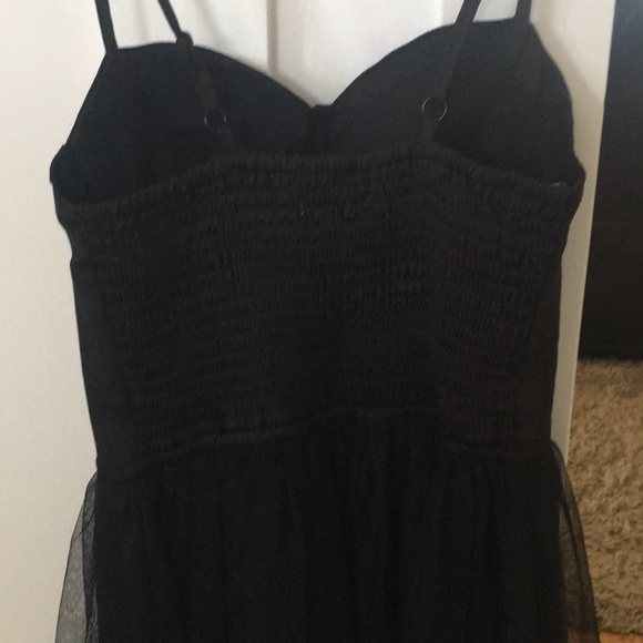 Black Bustier and Tulle Dress - Picture 6 of 7